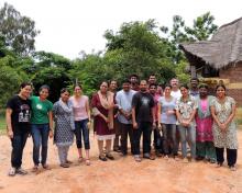 Participants of the workshop on introduction to GIS and Remote Sensing at the FERAL campus.