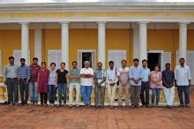 Participants of the workshop on introduction to Landscape Ecology which was co-hosted by the French Institute of Pondicherry.