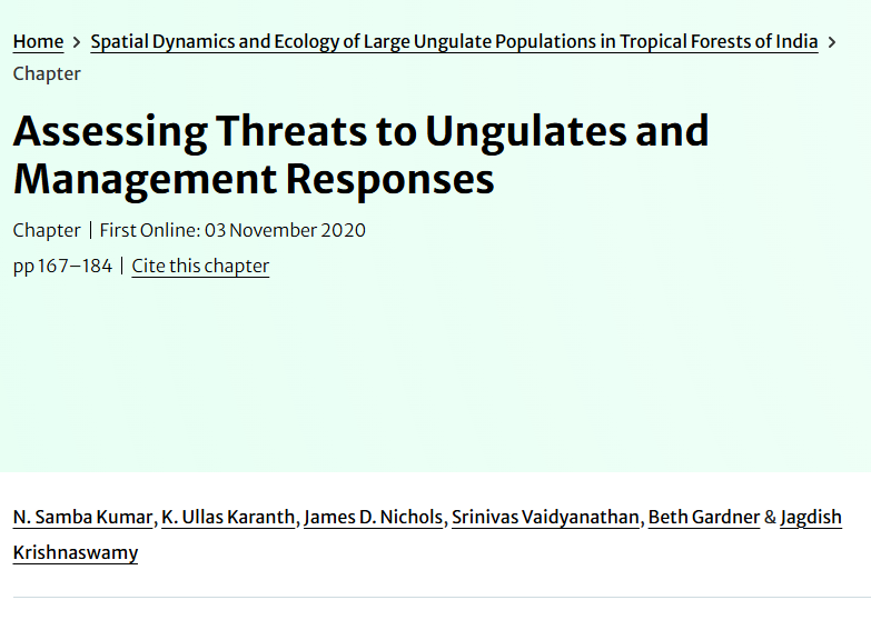 Kumar_etal_2020_AssessingThreats_Book Chapter