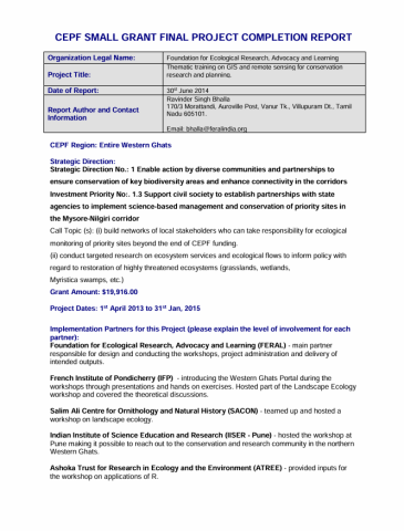 Bhalla_2014_final-project-report-CEPF