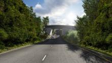 Artistic illustration of proposed overpass at Kottavasal