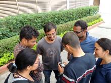 Participants of the workshop on introduction to GIS and Remote Sensing at the FERAL campus.